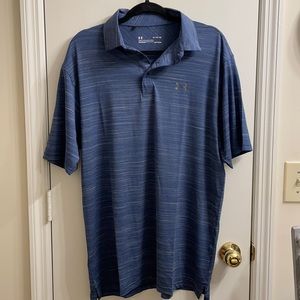 XL Navy Under Armour Polo- NWOT